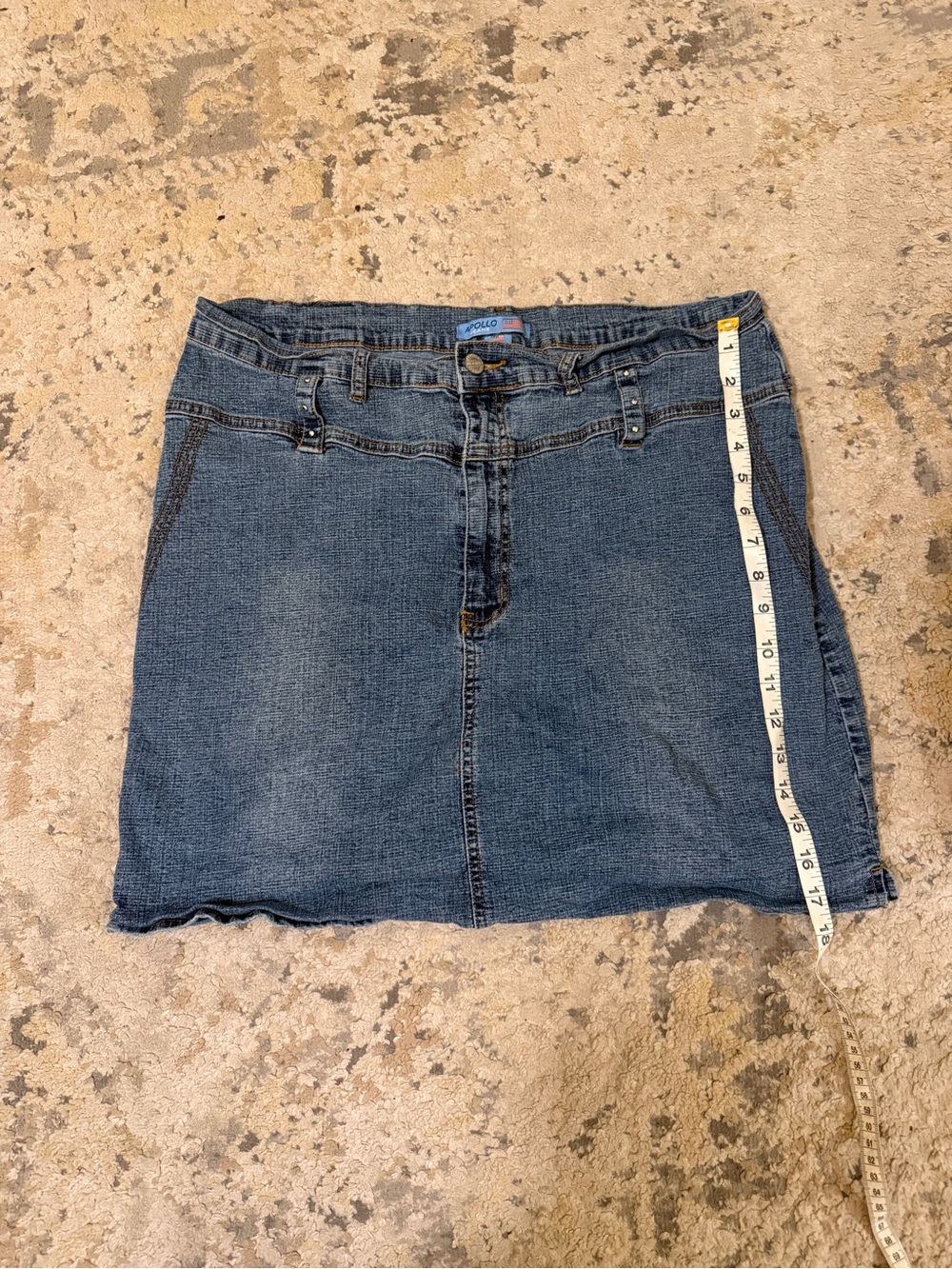 Apollo Jeans Light Blue Denim Mini Skirt